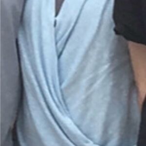 Elegant Blue Women's wrap style tank